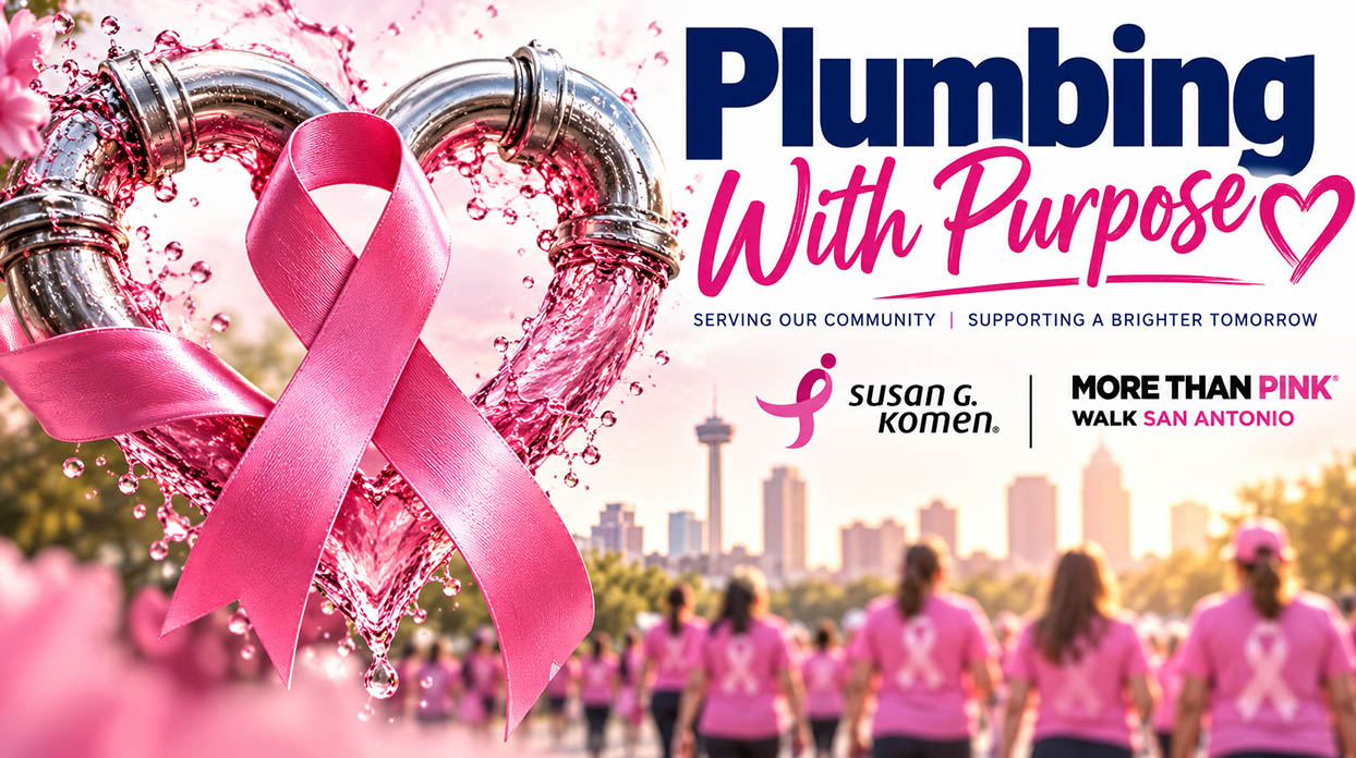 Plumbing w Purpose Susan B Komen h Plumbing With Purpose: Together We Can Make a Difference π
